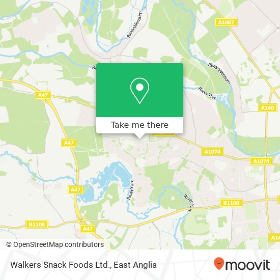 Walkers Snack Foods Ltd. map