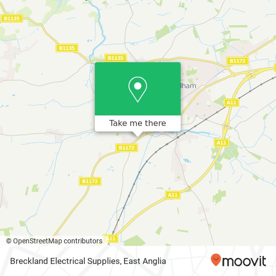 Breckland Electrical Supplies map