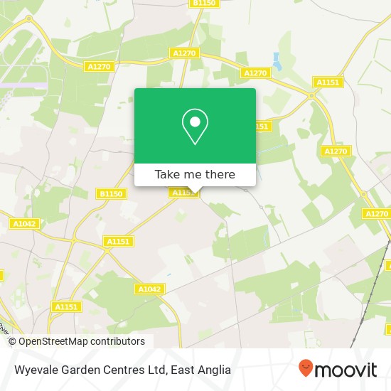 Wyevale Garden Centres Ltd map
