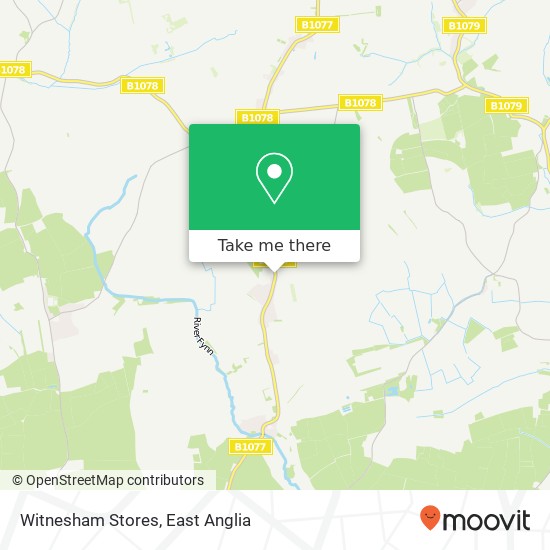 Witnesham Stores map