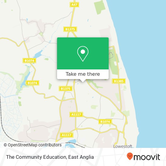 The Community Education map