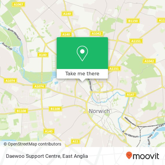 Daewoo Support Centre map