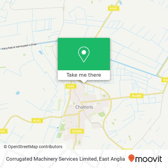 Corrugated Machinery Services Limited map