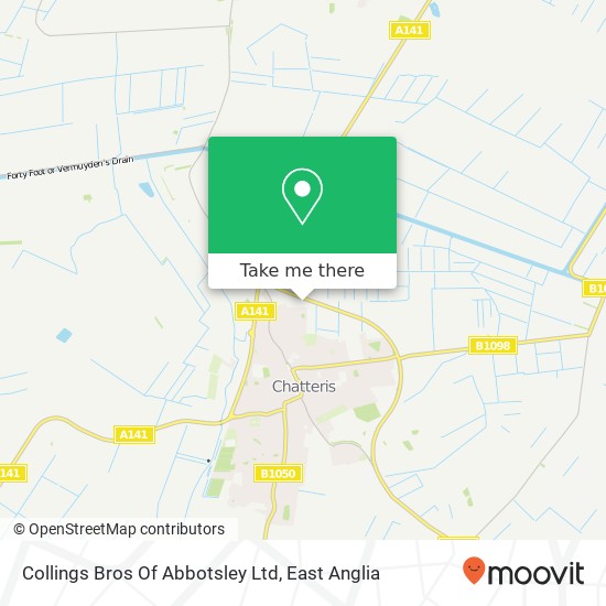 Collings Bros Of Abbotsley Ltd map