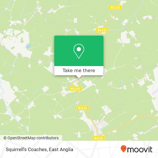 Squirrell's Coaches map