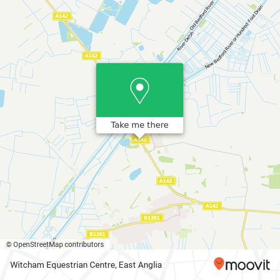 Witcham Equestrian Centre map