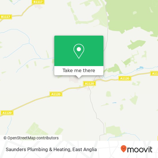 Saunders Plumbing & Heating map