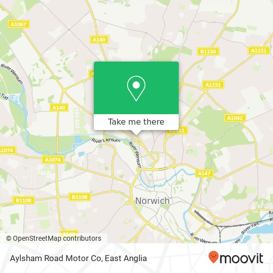 Aylsham Road Motor Co map