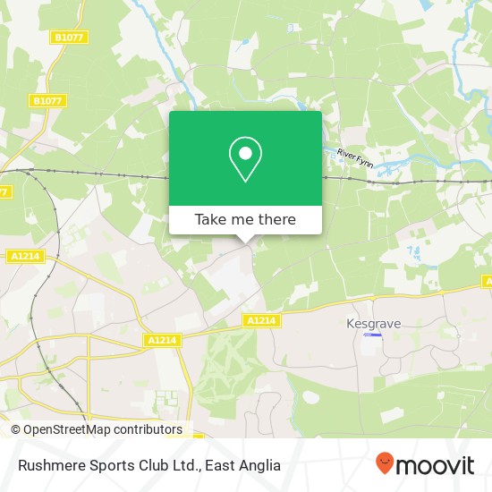 Rushmere Sports Club Ltd. map