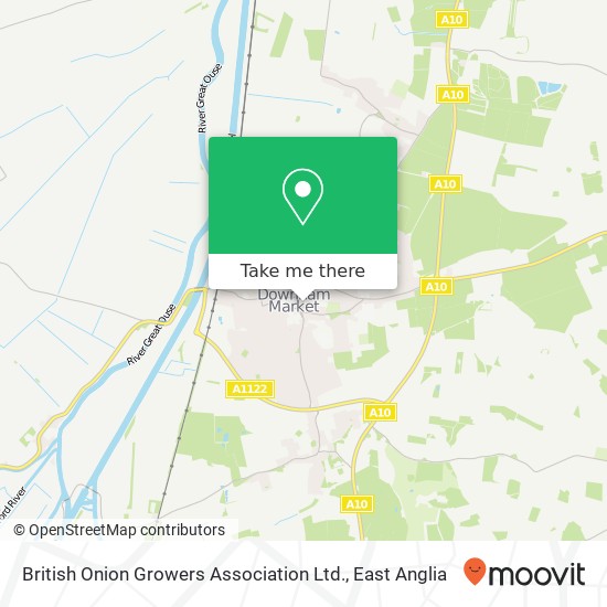 British Onion Growers Association Ltd. map