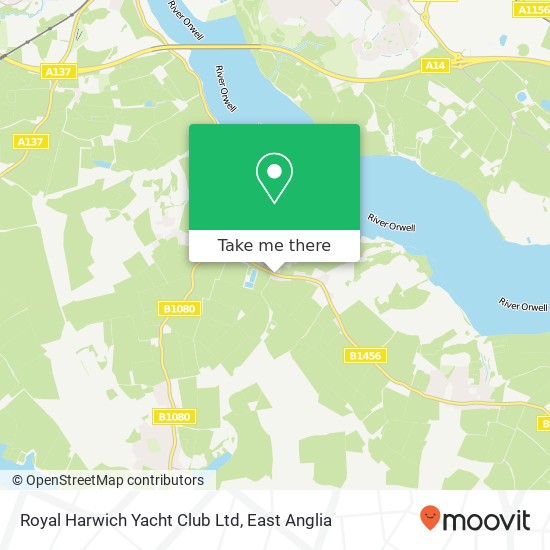 Royal Harwich Yacht Club Ltd map