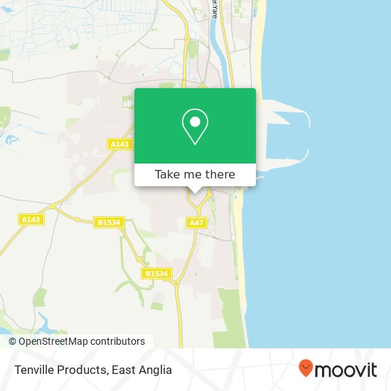 Tenville Products map