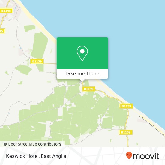 Keswick Hotel map