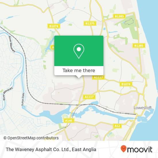 The Waveney Asphalt Co. Ltd. map
