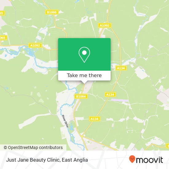 Just Jane Beauty Clinic map