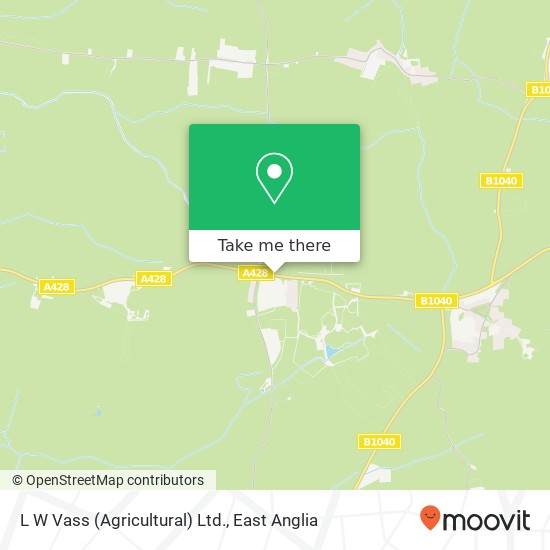 L W Vass (Agricultural) Ltd. map