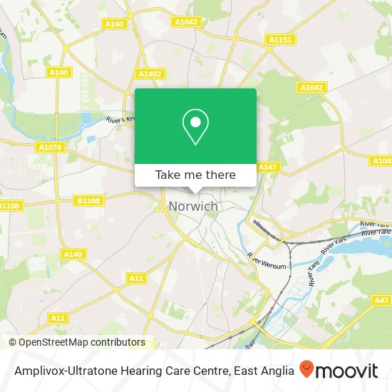 Amplivox-Ultratone Hearing Care Centre map