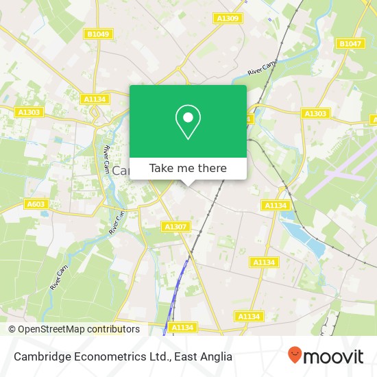 Cambridge Econometrics Ltd. map