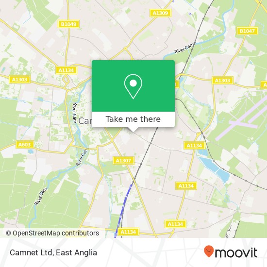 Camnet Ltd map