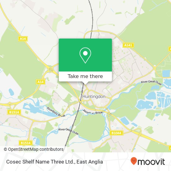 Cosec Shelf Name Three Ltd. map