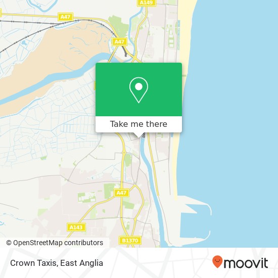 Crown Taxis map