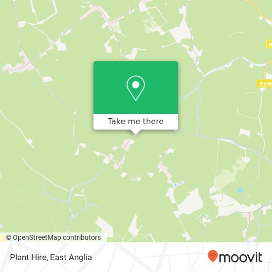 Plant Hire map