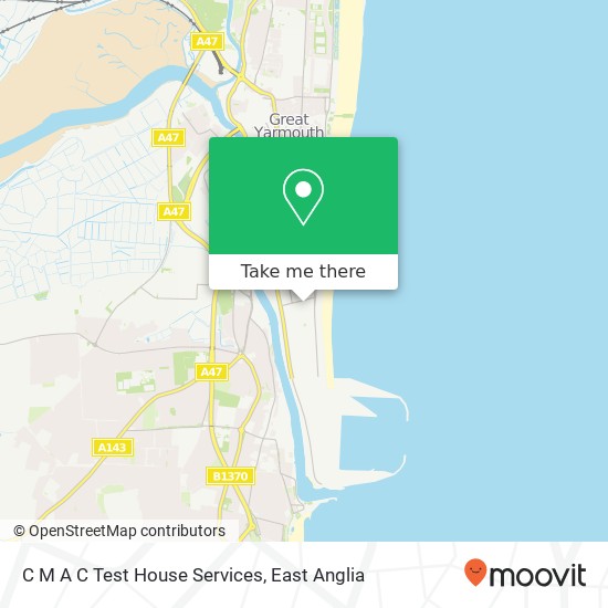 C M A C Test House Services map