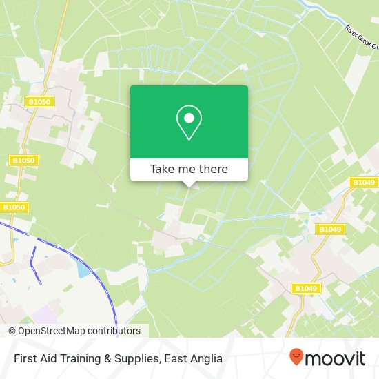 First Aid Training & Supplies map