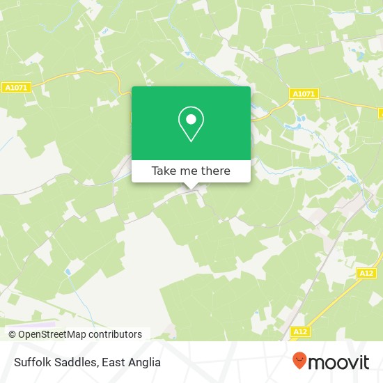 Suffolk Saddles map