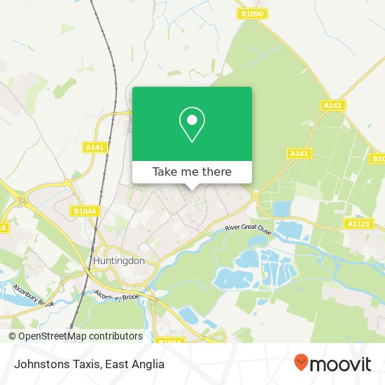Johnstons Taxis map