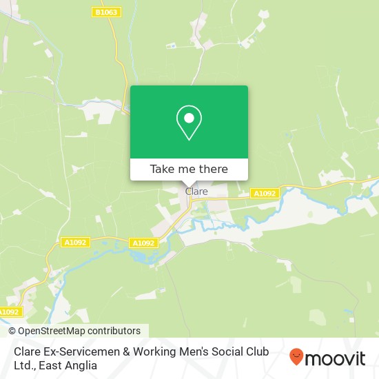 Clare Ex-Servicemen & Working Men's Social Club Ltd. map