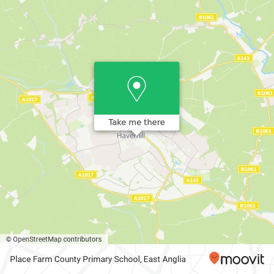 Place Farm County Primary School map