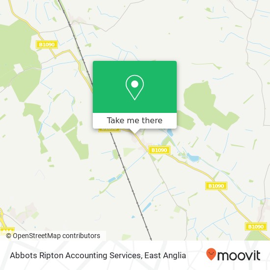 Abbots Ripton Accounting Services map