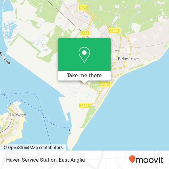 Haven Service Station map