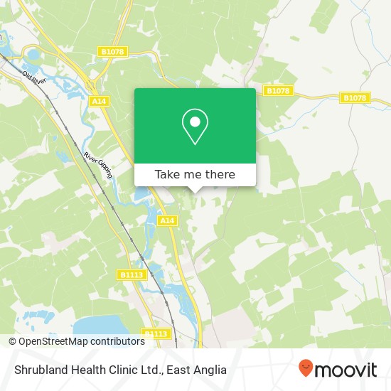 Shrubland Health Clinic Ltd. map