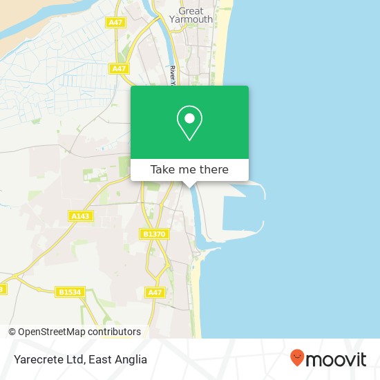 Yarecrete Ltd map