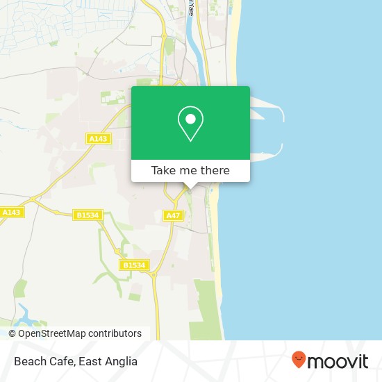 Beach Cafe map
