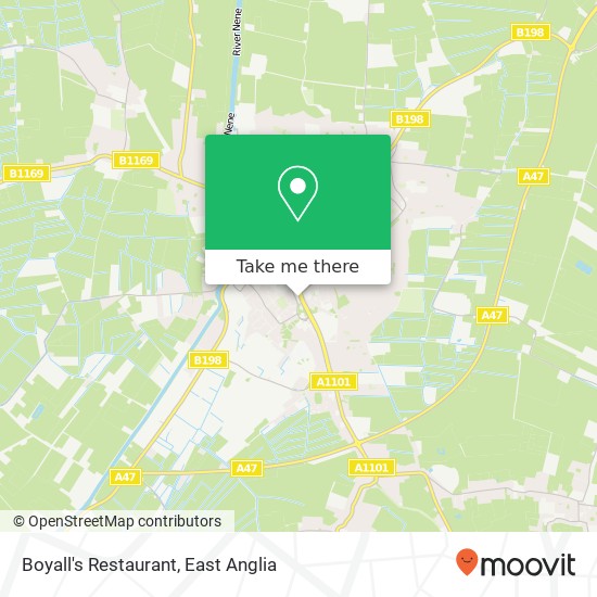 Boyall's Restaurant map