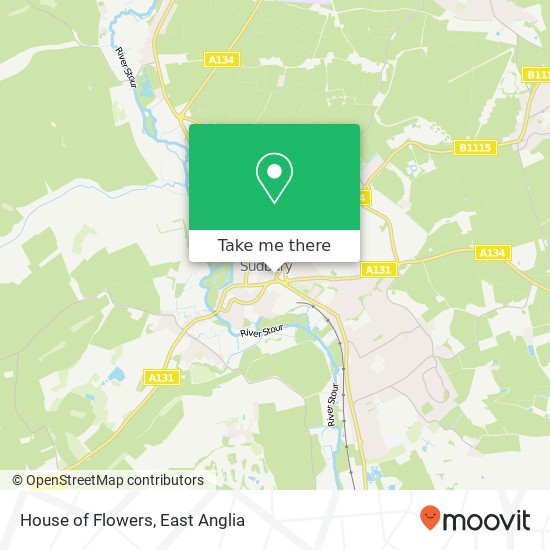 House of Flowers map