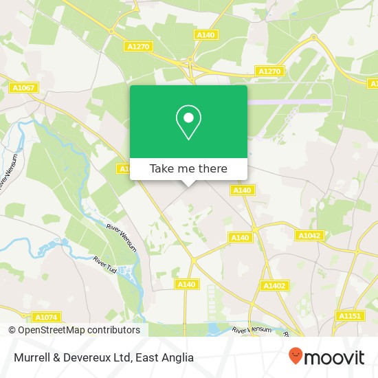 Murrell & Devereux Ltd map