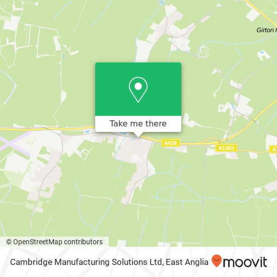 Cambridge Manufacturing Solutions Ltd map