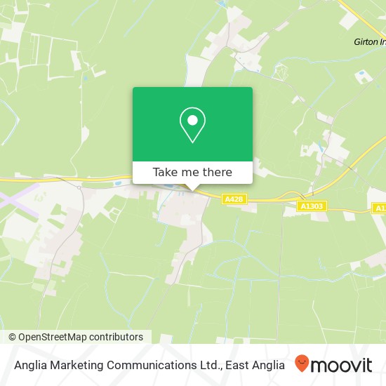 Anglia Marketing Communications Ltd. map