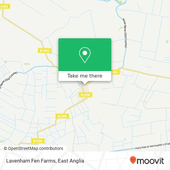 Lavenham Fen Farms map