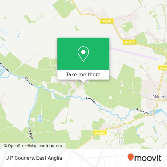 J P Couriers map