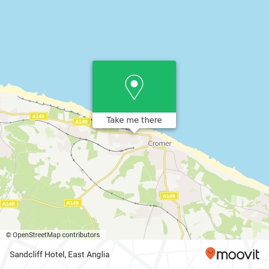 Sandcliff Hotel map