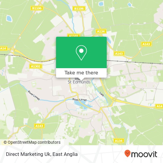 Direct Marketing Uk map