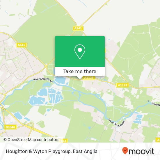 Houghton & Wyton Playgroup map