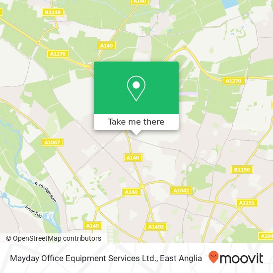 Mayday Office Equipment Services Ltd. map
