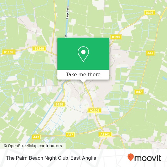 The Palm Beach Night Club map