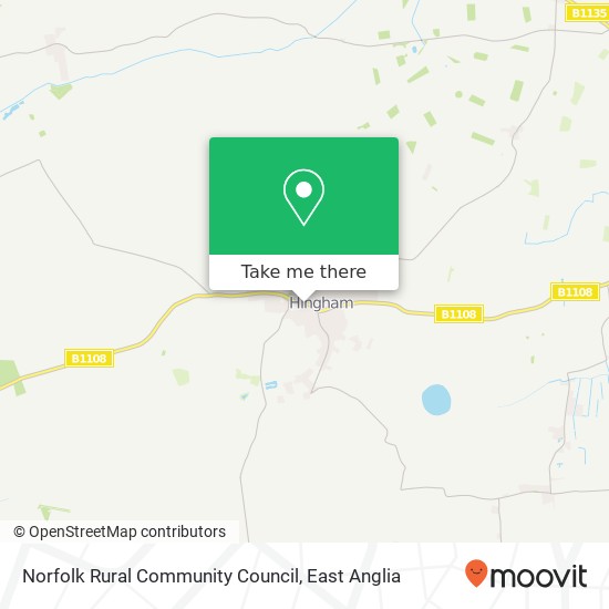 Norfolk Rural Community Council map